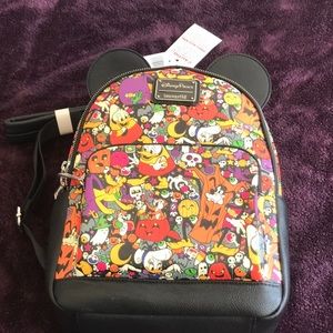 NWT Disney parks loungefly Halloween mini backpack
